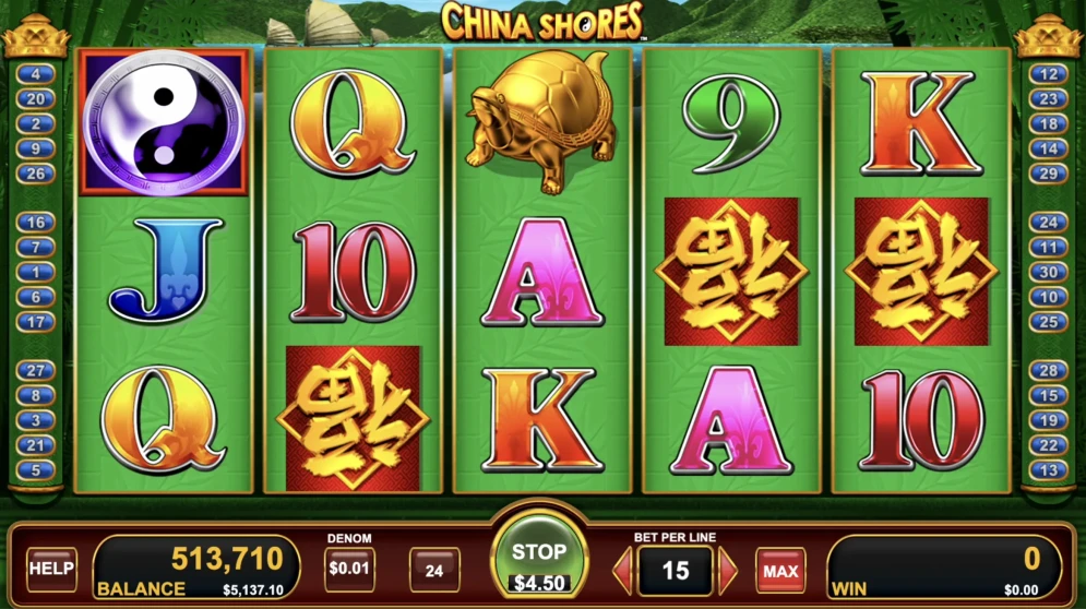 China Shores Slot