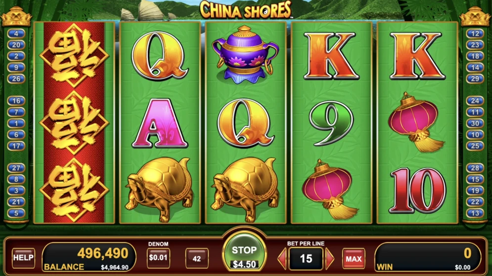 China Shores Slot